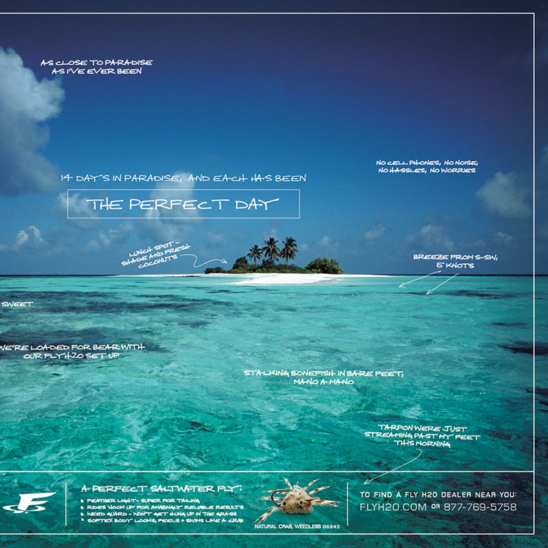 Fishing Catalog & Campaigns for Fly H2O / Moto Interactive + Branding