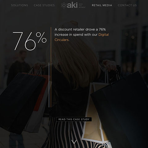 mobile advertising agency website design