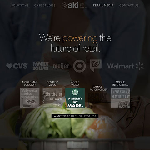 mobile advertising agency website design