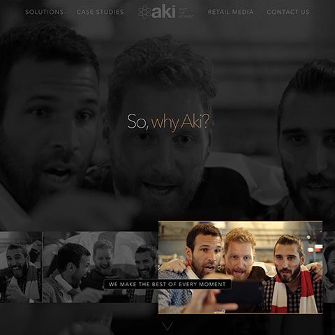 mobile advertising agency website design