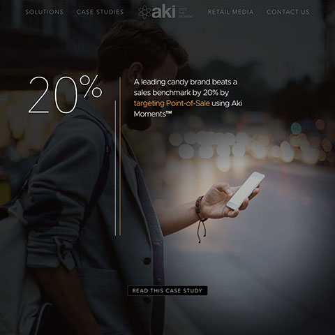 mobile advertising agency website design